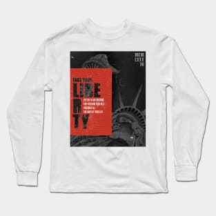 Liberty Street - Skate wear - Skateboarders Design Long Sleeve T-Shirt